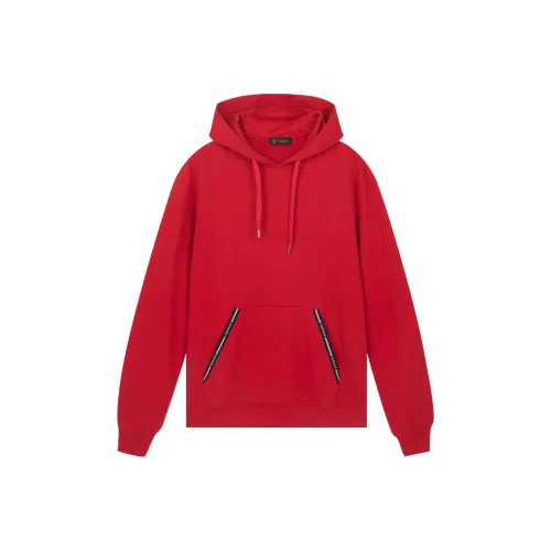 VERSACE Red Men's Sweatshirts VERSACE Красный Мужские Толстовки