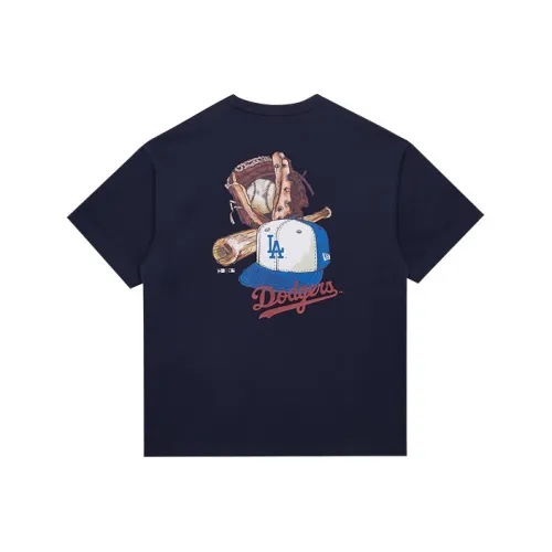 New Era x MLB Base Logo T-Shirt Унисекс Темно-синий