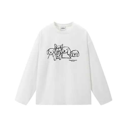 NewJnxs Длинный рукав T-рубашка Унисекс