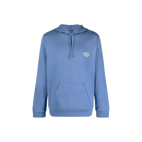 A.P.C Синий Мужской Свитшот