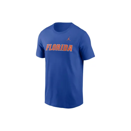 Джордан FLORIDA GATORS FW24 T Рубашка Мужская Синяя
