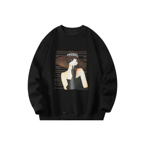 Hepburn Cat Унисекс Свитшоты