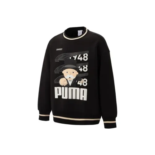 PUMA X STAFFONLY X MONOPOLY Черные Мужские Свитшоты