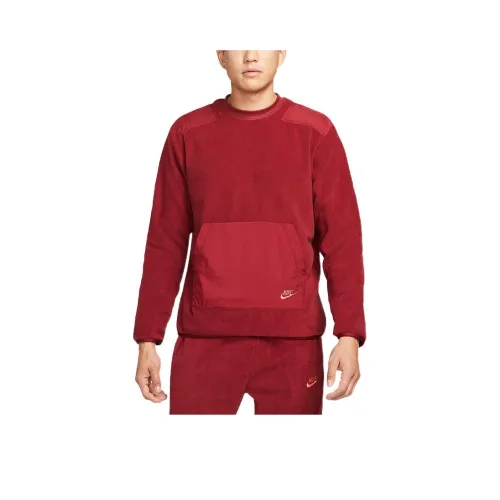 Nike Red Men's Hoodies Найк Красный Мужские Толстовки