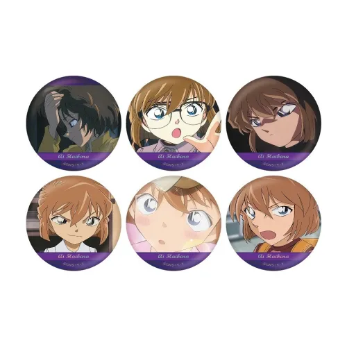 Animate Ай Хайбара Детектив Конан Case CLOSED Сцена из телевизора Персонаж Pool Значки