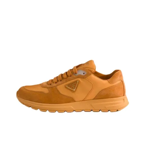 PRADA Prax 2,0 RE Нейлон Низкий Топ Повседневная Обувь Женская Оранжевая