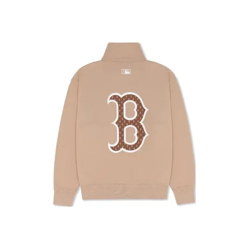 Mlb Base Logo Свитшот Унисекс Бежевый Желтый