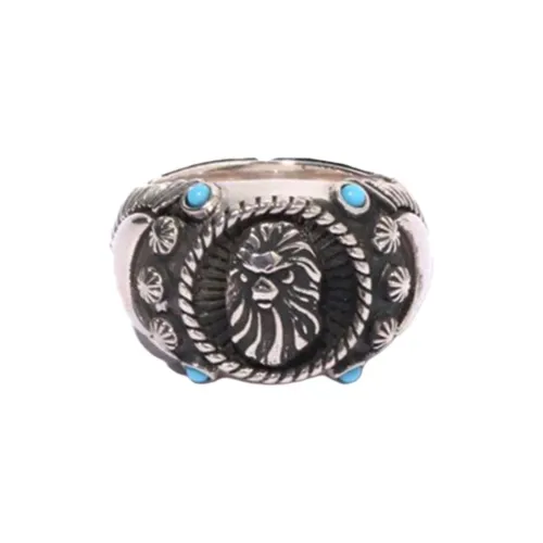 A BATHING APE Кольца Унисекс Серебристый Черный