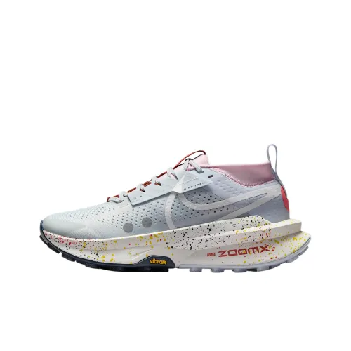 Nike Zegama 2 Low Low Топ Беговые кроссовки Женские Серый Белый