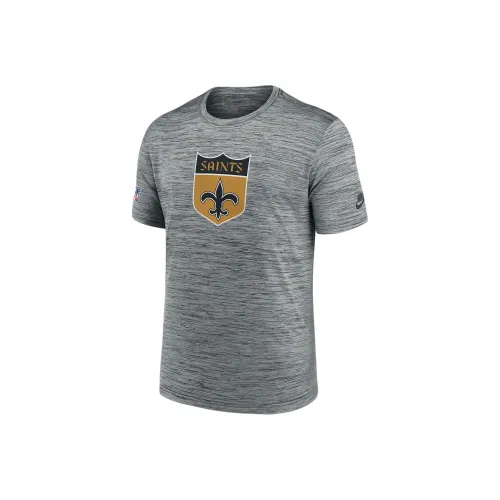 nike NFLDri Форма FW24 New Orleans Saints Sideline Velocity T Рубашка Мужская Серый