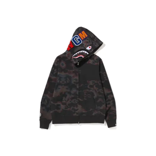 A BATHING APE BAPE совместный свитшот Мужской Черный