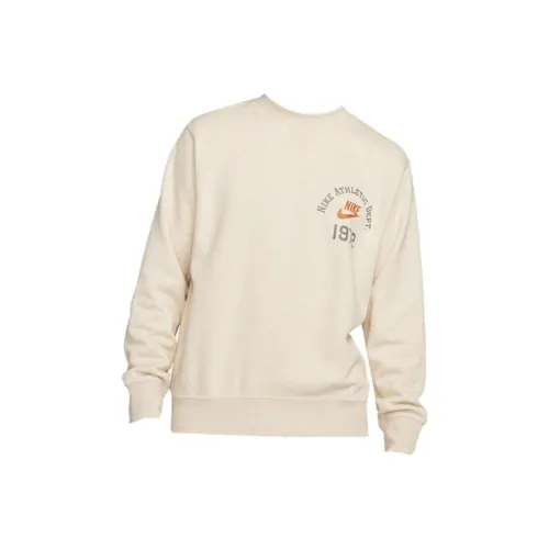 Nike Бежевый Мужской Свитшот