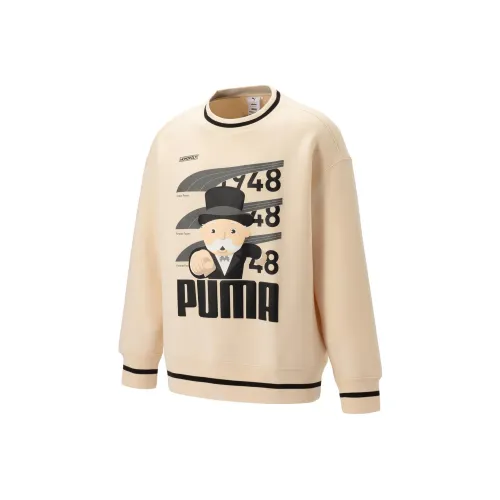PUMA X STAFFONLY X MONOPOLY Коллаборация Хаки Мужские Толстовки