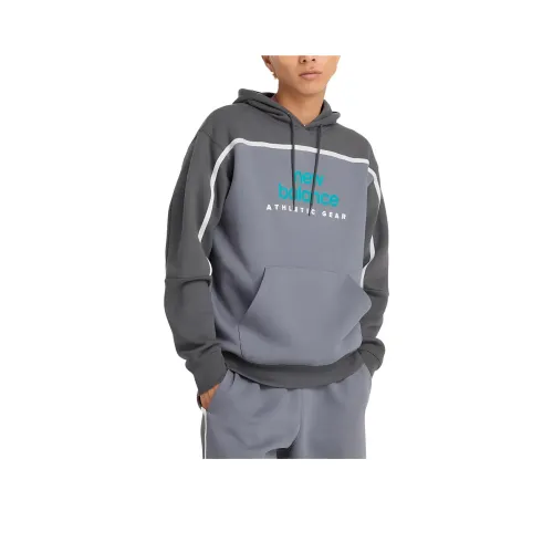 New Balance CLASSICS Флис Толстовка Свитшот Мужской Графитовый