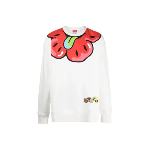 KENZO Boke Flower Series Белый Мужской Свитшот