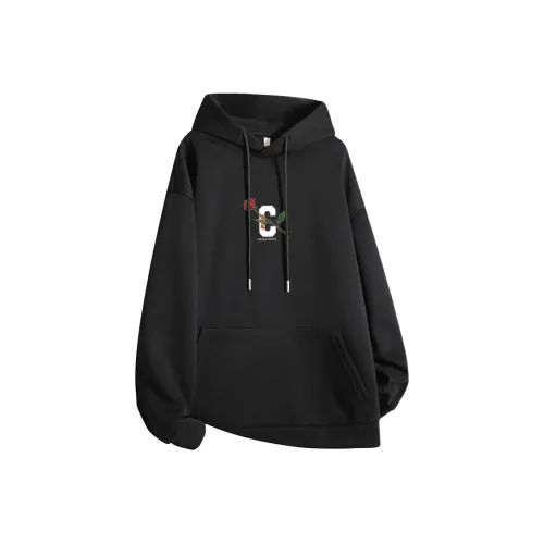 JCUI Черный Унисекс Свитшоты