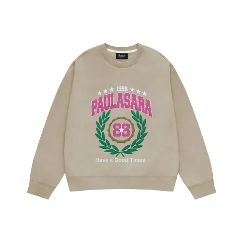 PAULASARA Флис Свитшот с круглым вырезом Унисекс