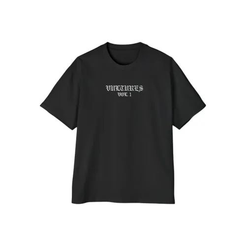 YEEZY VULTURES Album Peripheral Series Черная Унисекс Футболка