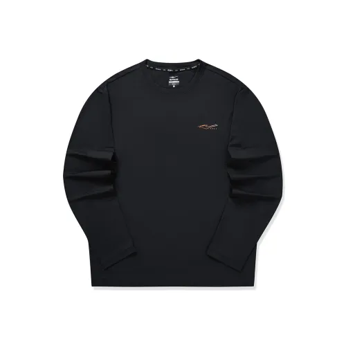 Erke Бег T-Shirt Мужская Глубокий Черный