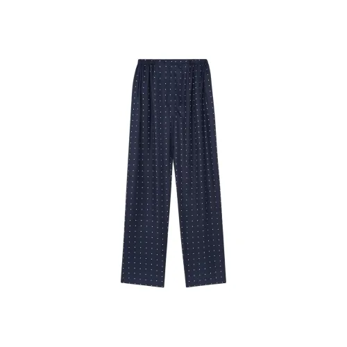 Loro Piana SS25 Пижамные штаны Женские Морской синий