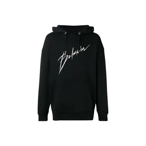 BALMAIN Черные Мужские Свитшоты