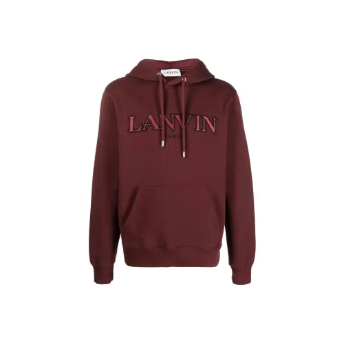 Lanvin Мужские Свитшоты Бордового Цвета