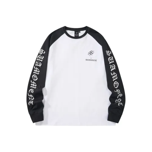 Suamoment T-Shirt Осенний Пара Повседневный Модный Бренд Топ Унисекс