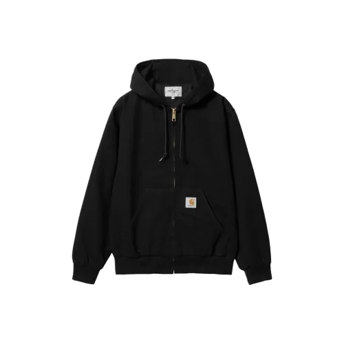 Carhartt WIP SS24 Active Jacket Весна Свитшот Мужской Черный