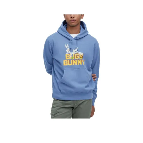 UNIQLO Небесно-голубой Унисекс Свитшоты