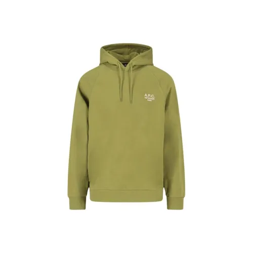 A.P.C. Joint Paragraph Зеленый Мужской Свитшот
