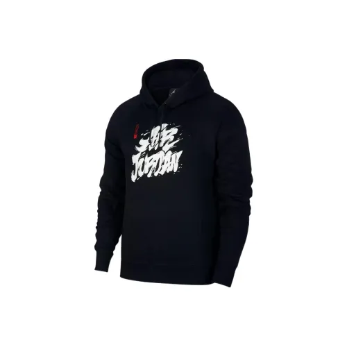 Джордан Черный Мужской Свитшот
