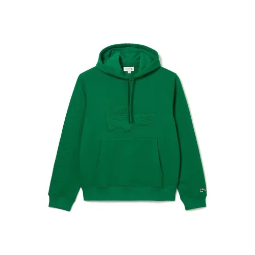 LACOSTE Темно-зеленый Мужской Свитшот