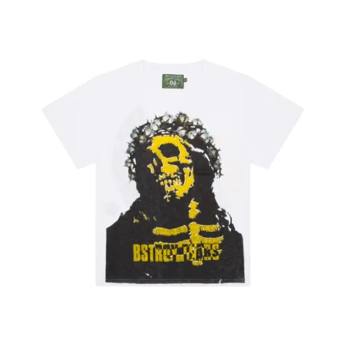 Denim Tears Bstroy Collaboration Белая Унисекс Футболка