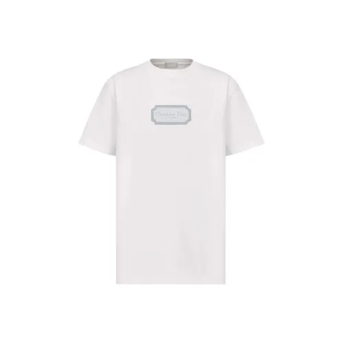 DIOR Белая Мужская T-Рубашка
