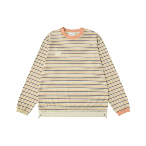 Norybrand 24FW Break Loose Series T-Shirt Унисекс Light Yellow