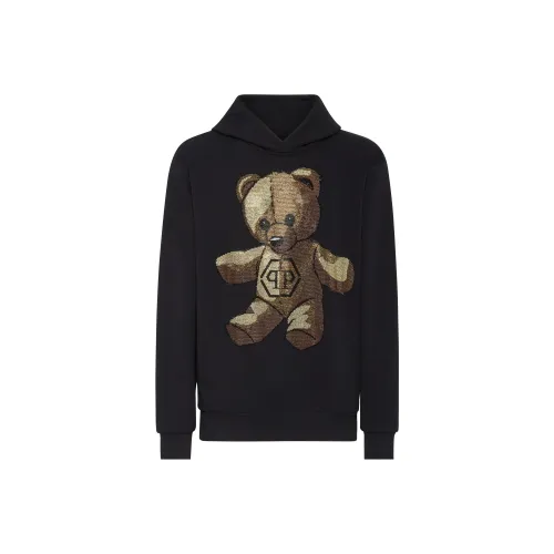 PHILIPP PLEIN Мужские черные свитшоты