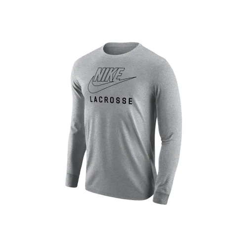 Nike Swoosh Серый Мужской T-Рубашки