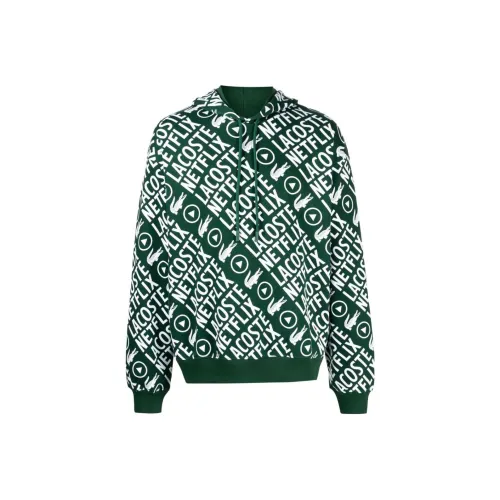 Зеленые мужские свитшоты LACOSTE Collaboration