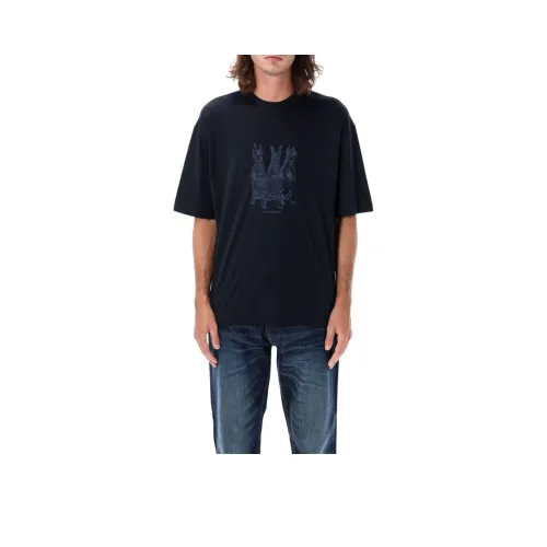 EMPORIO ARMANI Рубашка Мужская Морской Синий