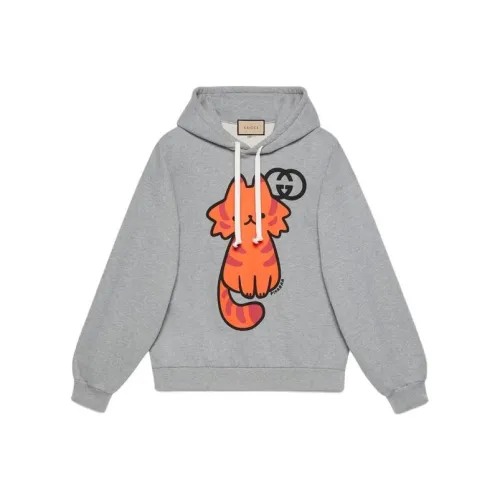 GUCCI SS23 Толстовка Мужской Серый