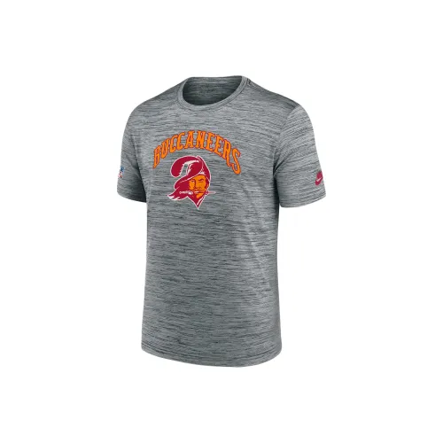 nike NFLDri Форма FW24 Tampa Bay Buccaneers Sideline Velocity T Рубашка Мужская Серый