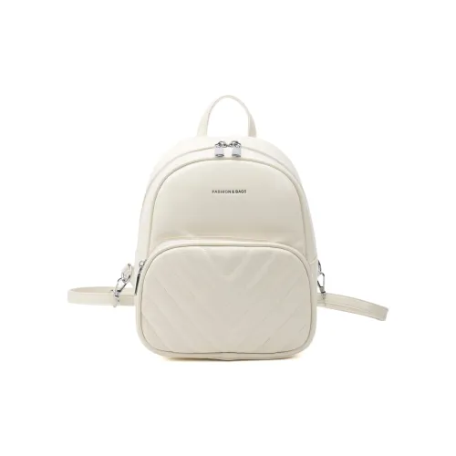 HCXK ПУ (полиуретан) Рюкзак Стандартный Женский Экрю Черный Хаки Розовый Желтый