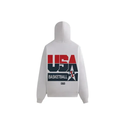 KITH Collaboration USA Basketball Series SS24 Толстовка Мужской Белый