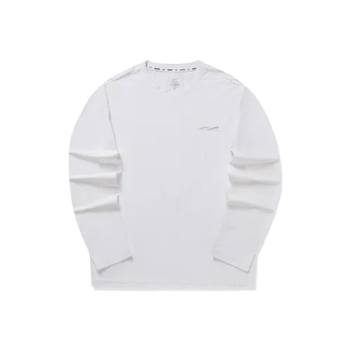 Erke Бег T-Shirt Мужская True White