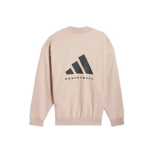 Adidas Перламутрово-серый Унисекс Свитшоты