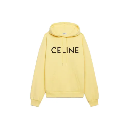 CELINE Желтый черный Унисекс Свитшоты