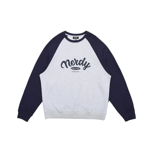 Nerdy Темно-синий Унисекс Свитшоты