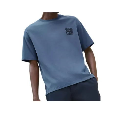 HERMES Мужские синие T-рубашки