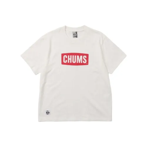 CHUMS Белая Унисекс Футболка