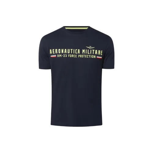 AERONAUTICA MILITARE Морской Синий Мужская T-Рубашка